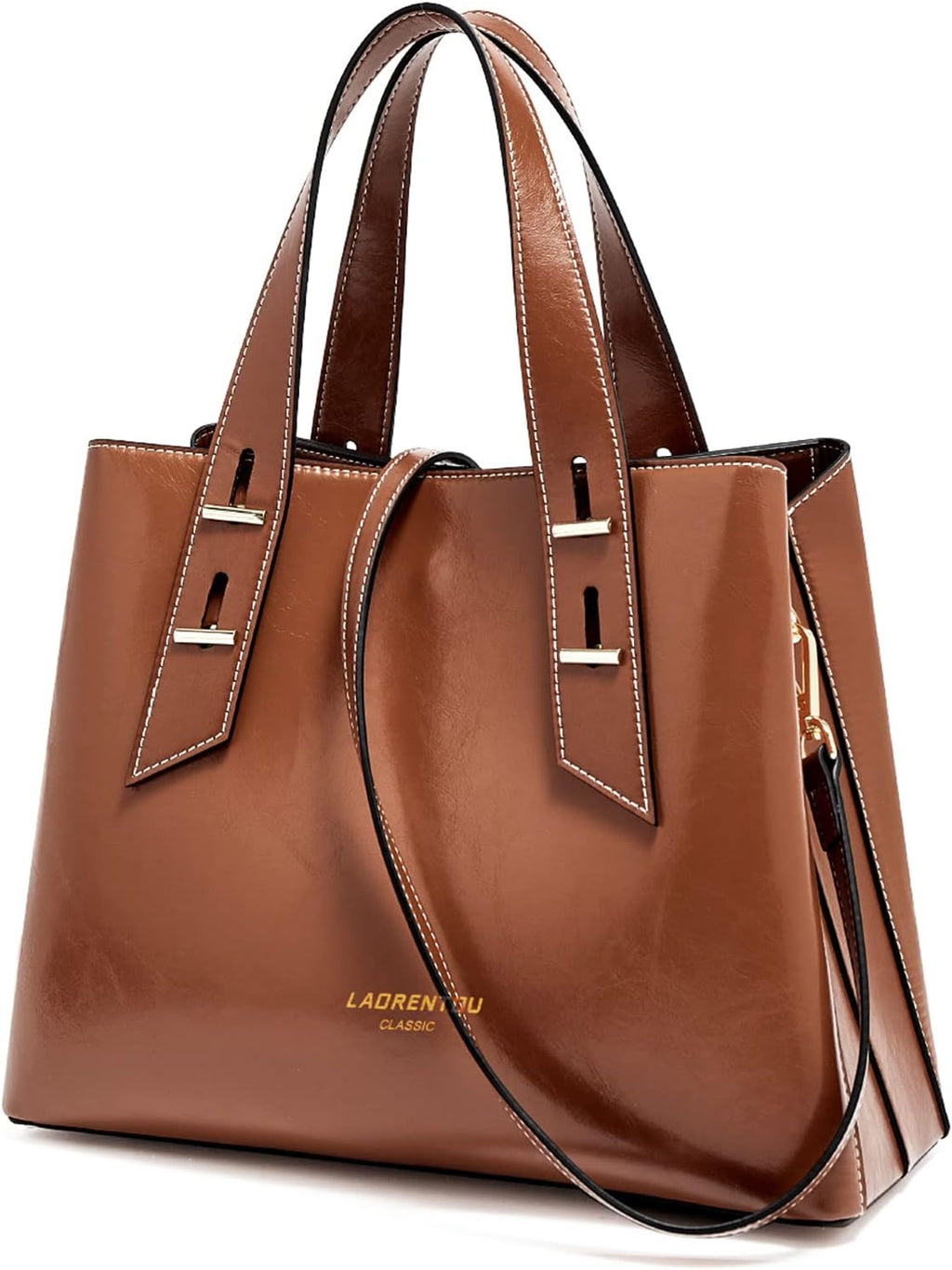 Women Crossbody Handbags Genuine Leather Satchel Handbags for Women Top-Handle Shoulder Tote Purses
