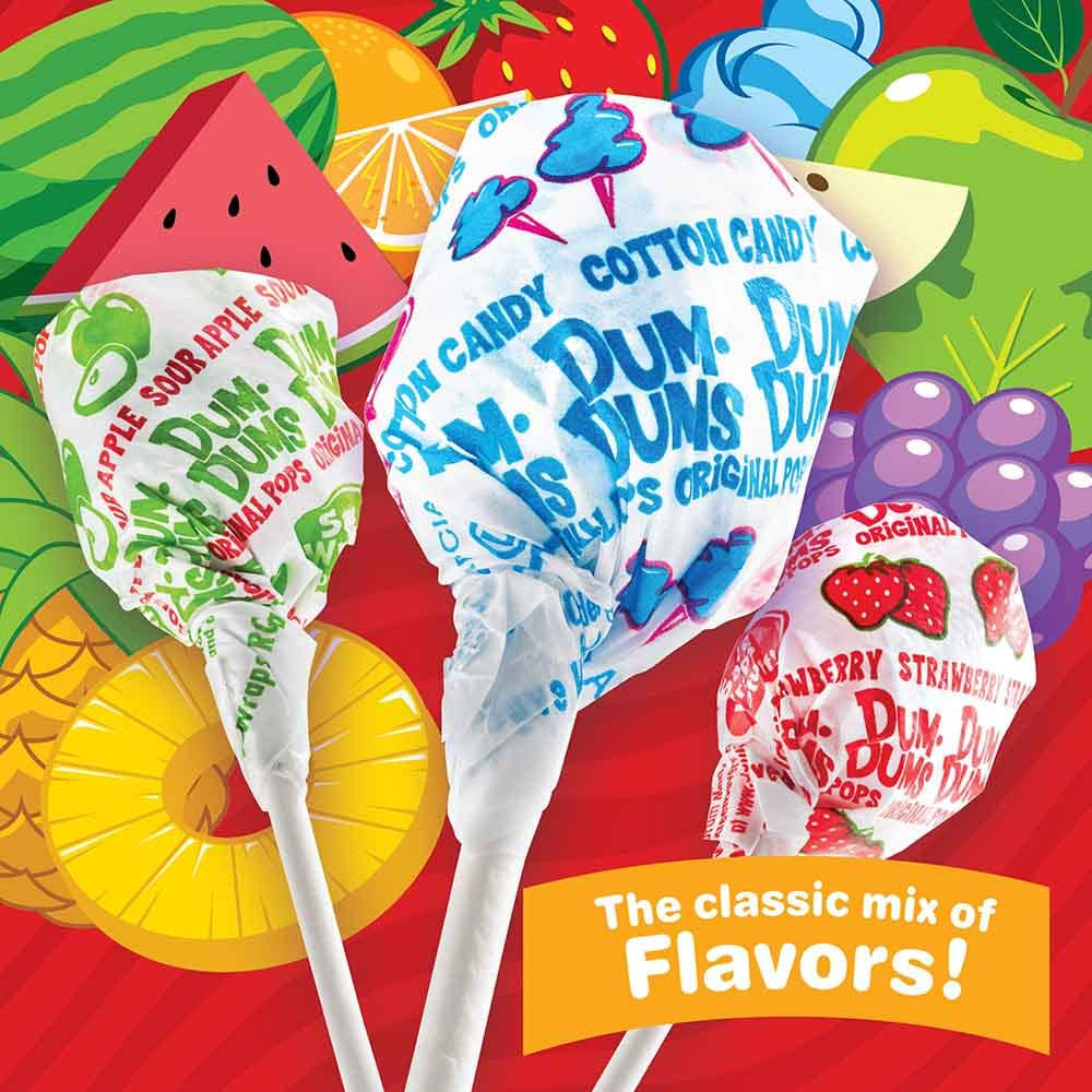 Original Mix 2,300 Count Box- All-Time Classic Flavors - Bulk Suckers, Lollipops Individually Wrapped, Candy Mix Variety Pack - Bulk Candy for Any Occasion
