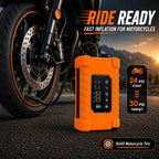 140 PSI Portable Tire Inflator for Cars, Motorcycles, Bikes & Balls | Portable Air Pump with Digital Pressure Gauge, Auto Shut-Off, Bright LED Light & Rechargeable Battery