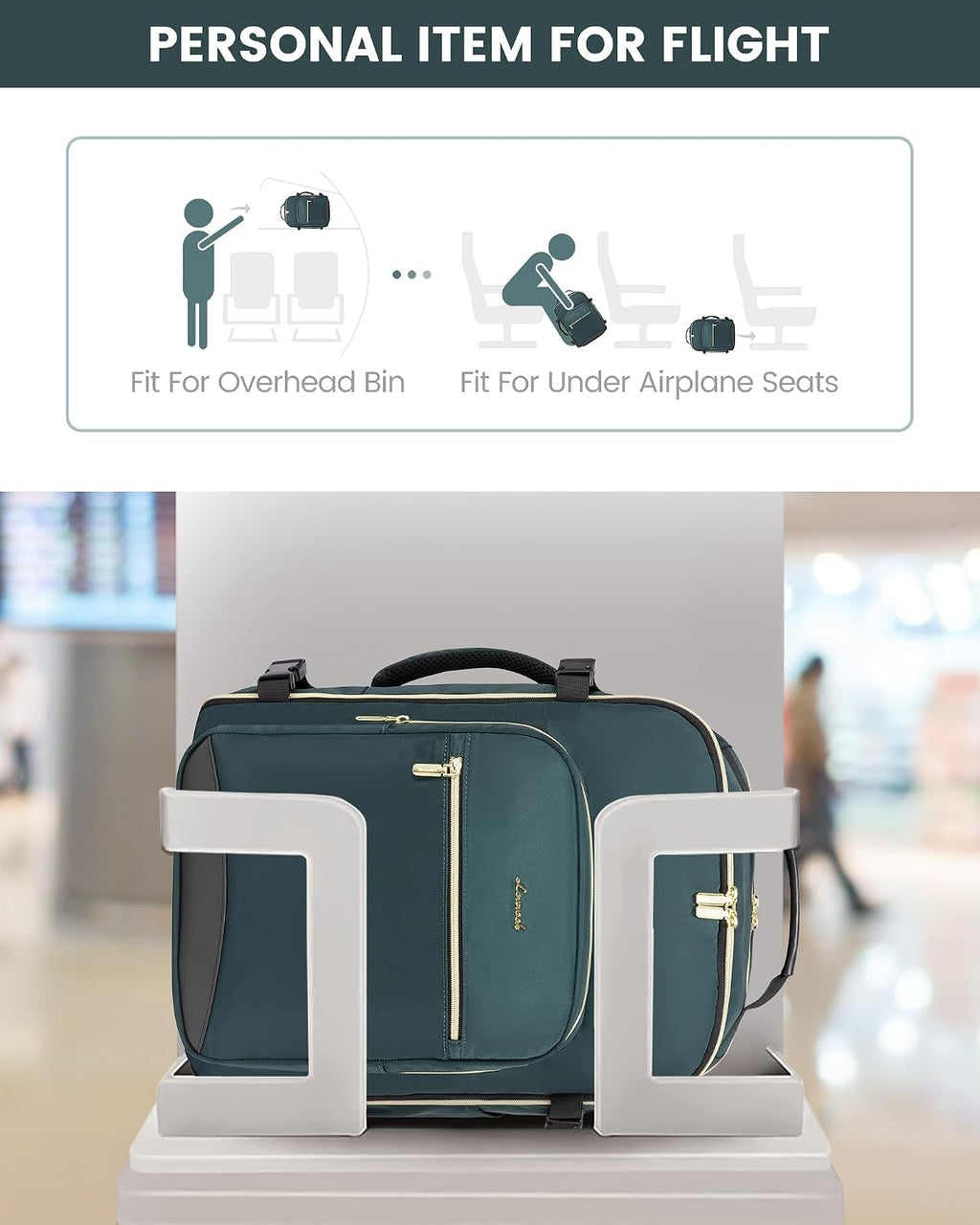 40L Travel Backpack Flight Approved Carry on Backpack,3 Packing Cubes,Waterproof Personal Item Travel Bag,Tsa Carry on Luggage Suitcase Travel Essentials,Gifts for Women & Men,Fits 17" Laptop