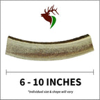 – X Large Split Single Elk Antler Chew (6-10” Long) | All Natural Antler Dog Chew for Large Dogs (50+ Lbs), Premium Naturally Shed Elk Antler Bone, Sourced in the USA
