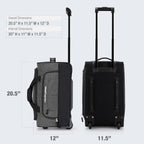 Duffel Bag with Rolling Wheels