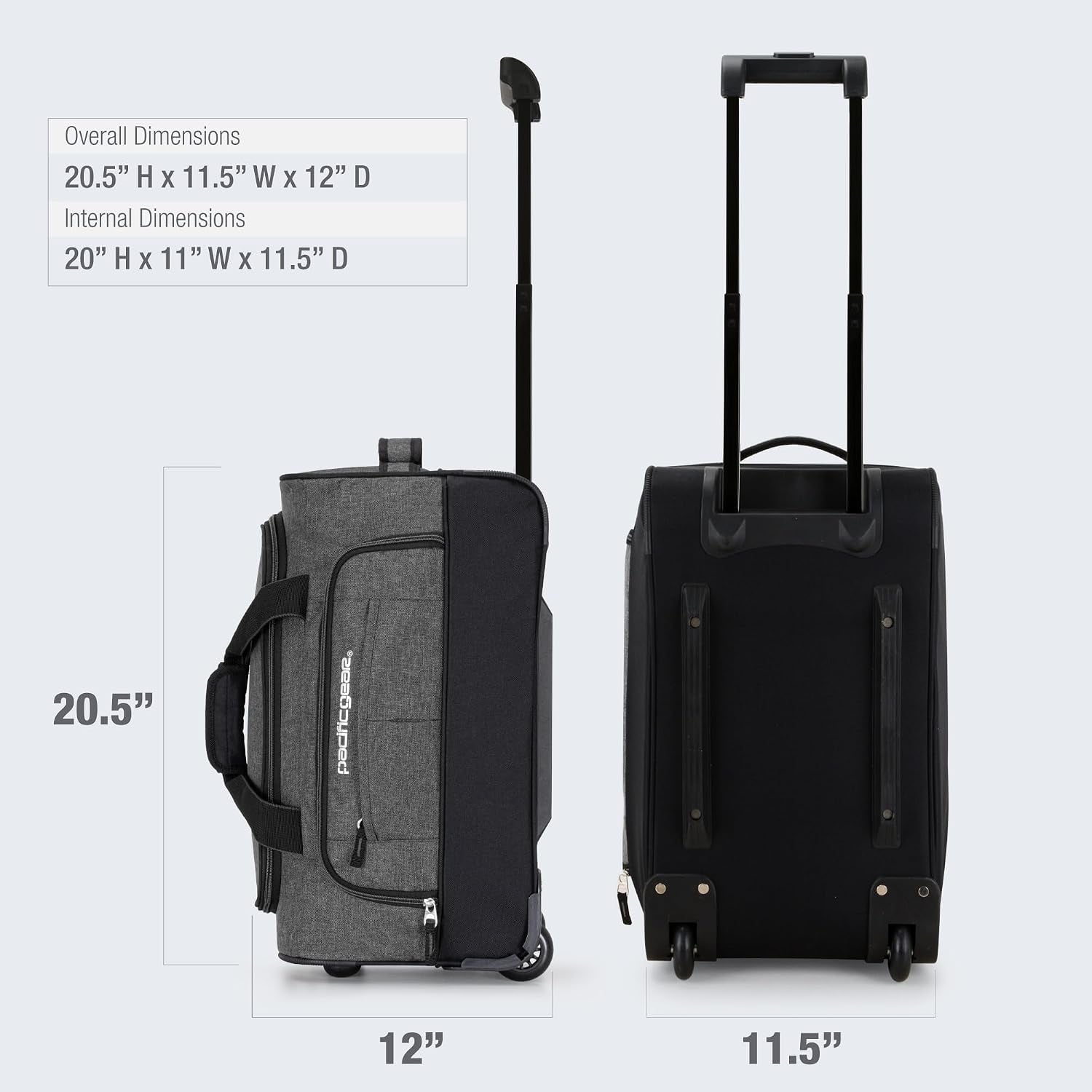 Duffel Bag with Rolling Wheels
