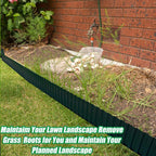 Landscape Edging Plastic Lawn Edging Corrugated Garden Edging Garden Edging Border for Lawn DIY Vegetable Flower Beds Deco