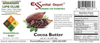 Cocoa Butter - Kosher - Raw - Unrefined - Natural Cocoa Scent - 1 Lb - Used in Creams, Lotions, Balms, Body Butters and Many Other Skin Care Products - Safety Sealed HDPE Container with Resealable Cap