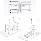 Yaheetech 46'' Pet Grooming Table for Large Dogs Adjustable Height - Portable Trimming Table Drying Table W/Arm/Noose/Mesh Tray Maximum Capacity up to 265Lb -Pink