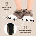 Animal Paw Slippers for Kids and Adults, Fun Costume for Kids, Cozy Furry Slippers