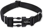Black Puppy Collar, Quick-Release Buckle, Adjustable for Small Dogs | Durable Nylon, Adjustable Fit for Growing Pups. Great for Home Wear – Keeps Your Pup Looking Sharp & Comfortable