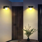 Solar Landscape Spotlight, 4 Pack IP65 Waterproof Outdoor Garden Solar Powered Pathway Light Motion Sensor Path Lighting for Yard, Patio, Pathway