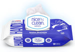 Sensitive Skin Wet Hand Wipes 90Ct (8-Pack) | Infused with Aloe | Hypoallergenic Wipes More Effective than Gel