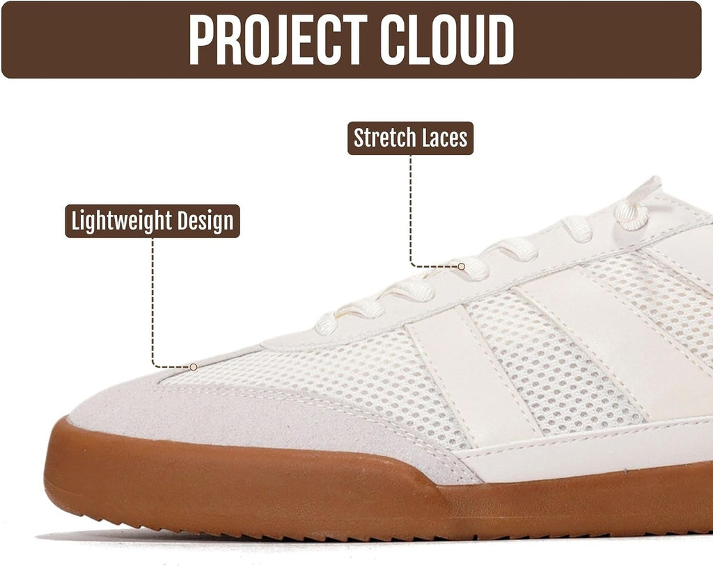 Sneakers for Men - 100% Genuine Leather Mens Casual Shoes Memory Foam Insole Mens Sneakers - Non Slip Outsole Dress Sneakers Men (HIS VERDY)