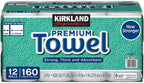 Signature Premium Big Roll Paper Towels 12-Roll, 160 Sheets per Roll