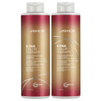 Joico K-PAK Color Therapy Color-Protecting Shampoo & Conditioner Set | for Color-Treated Hair | Boost Shine | Improve Elasticity | Repair Breakage | Rebuild Damaged Hair | with Keratin & Argan Oil