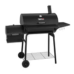 26.77-In W Black Barrel Charcoal Grill