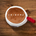 Friends TV Show Central Perk Coffee Cup Plush Dog Toy | Built-In Squeaker, Officially Licensed Friends Product, Iconic Coffee Cup Design, Hours of Fun for Fans