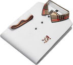 Short Sleeve Shirt Men'S Summer Lapel Top Embroidery Casual Business T-Shirt