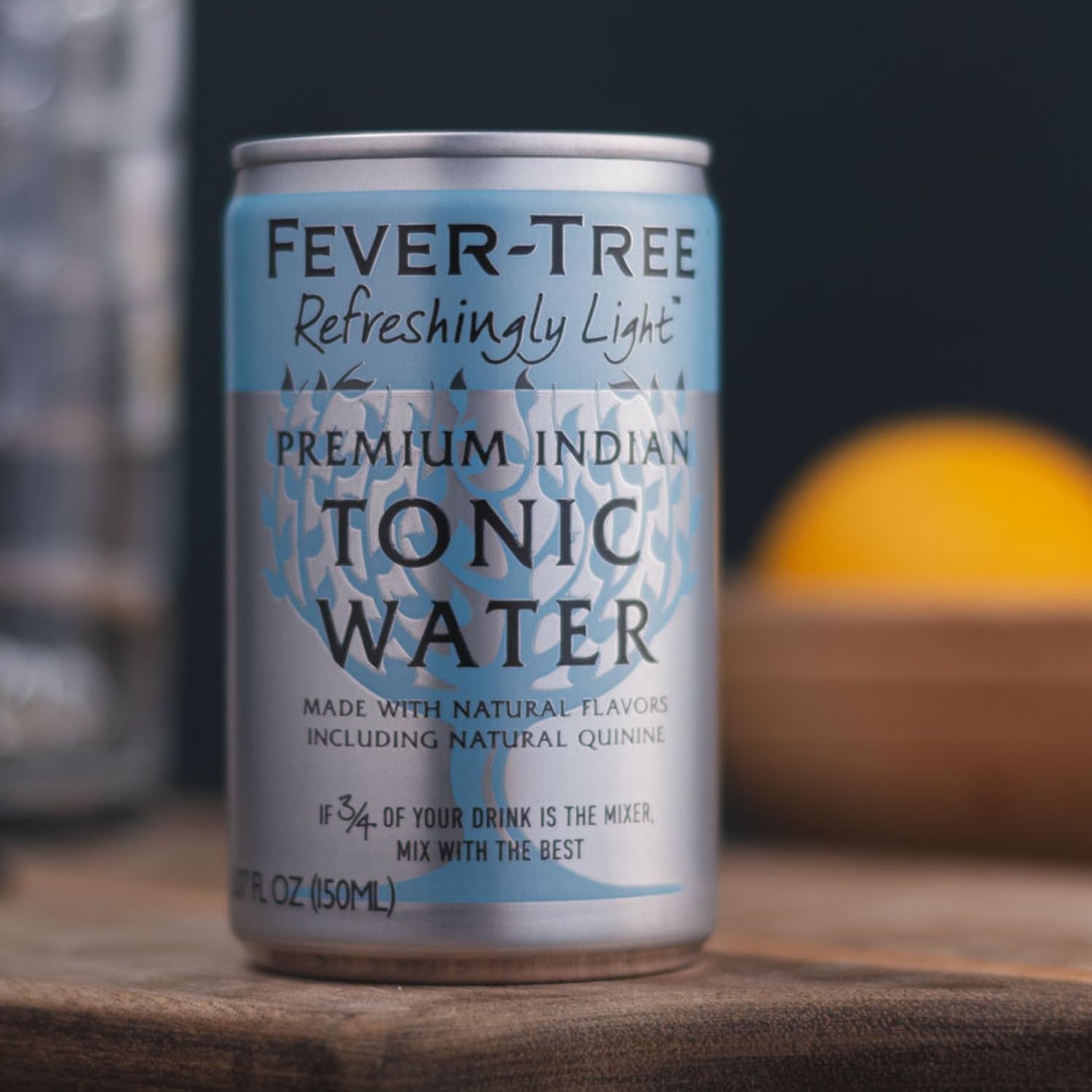 Fever Tree Light Indian Tonic Water - Premium Quality Mixer and Soda - Refreshing Beverage for Cocktails & Mocktails 150Ml Bottle - Pack of 30