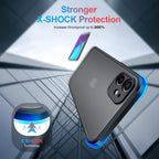Shockproof Armor Matte Case for Iphone 13 12 11 Pro Max XR XS X 7 8 plus SE Mini Luxury Silicone Bumper Clear Hard PC Cover Capa,Red,For Iphone 6 6S