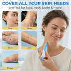 Premium Skin-Care Patch Big Kit – Gentle Foot & Face Care Set with Soft Patches, Comfort Bands & Stick Applicator for Men Women & Kids