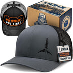 LARIX Trucker Hat Men - Snapback Cap with Breatheable Mesh Back, Hats for Men, Mens Hat, Mens Trucker Hats