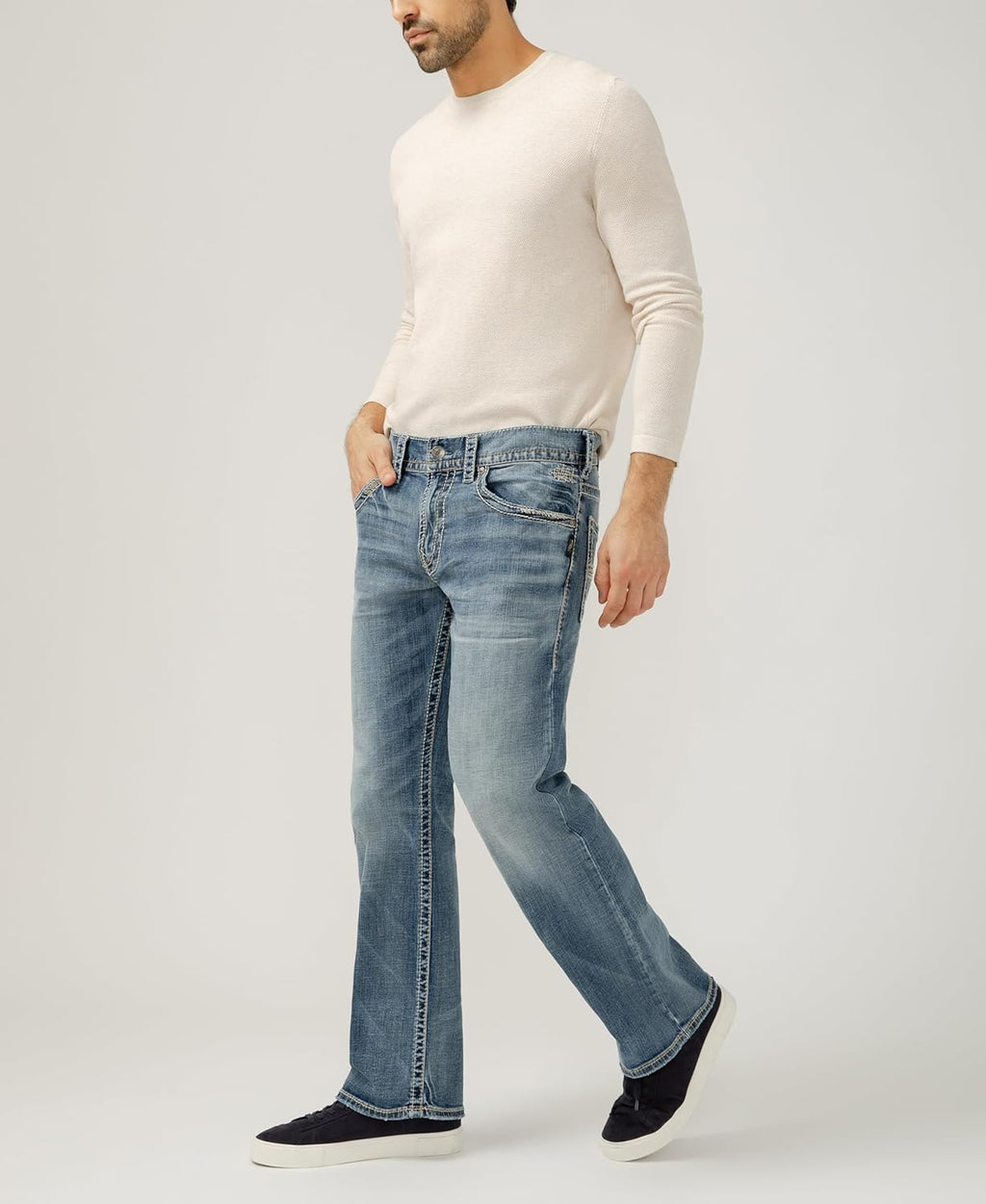 Men'S Zac Relaxed Fit Straight Leg Jean - Legacy