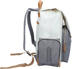Diaper Bag Multifunction Travel Backpacks for Mom with Insulated Pockets and Laptop Compartment, Grey
