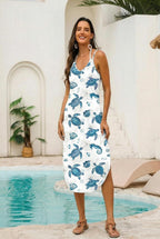 Women'S Swimsuit Beach Cover up Dress Spaghetti Strap V Neck Swimwear a Line 2026 Bathing Suit Coverups with Pockets