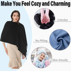 Women'S Winter Scarf Large Pashmina Shawls and Wraps | Formal Warm Soft Shawl Wrap for Evening Dress Wedding Bridal Bridesmaid Travel Birthday Christmas Mothers Day Gifts