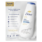 Deep Moisture Nourishing Long Lasting Women'S Body Wash Twin Pack, 20 Fl Oz