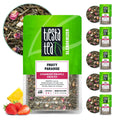- Fruity Paradise, Strawberry Pineapple Green Tea | Premium Loose Leaf Blend, Tropical Fruit Flavor, Medium Caffeinated, Hot or Iced, 20-25 Cups, 9.6Oz Resealable Pouch