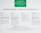 Mario Badescu Combo/Dry Regimen 5 Piece Kit, Skincare Gift Set Includes Seaweed Cleansing Soap, Seaweed Cleansing Lotion, Hydro Moisturizer, Enzyme Revitalizing Mask, and Hyaluronic Eye Cream
