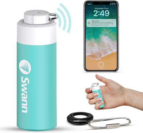 Activeresponse Mobile Personal Safety Alarm - 110Db Loud Emergency Siren with SMS Alerts & Mobile Connectivity, Long Battery Life, Smart SOS Safety Alarm, Key Chain, MPRS