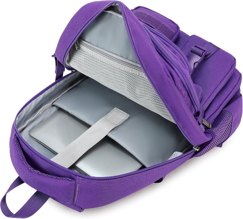 Large Heavy Duty Backpack for School College Bookbag Casual Multi Pocket Travel Backpacks