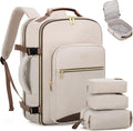 40L Travel Backpack Flight Approved Carry on Backpack,3 Packing Cubes,Waterproof Personal Item Travel Bag,Tsa Carry on Luggage Suitcase Travel Essentials,Gifts for Women & Men,Fits 17" Laptop