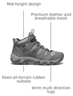Women'S Headout Mid Height Waterproof All Terrain Hiking Boot
