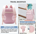 Travel Backpack for Women, Womens Work Backpacks, Backpack Purse, Back Pack for College Girls, Carry-On Travel Backpacks,Pink Bookbag (Light Pink)