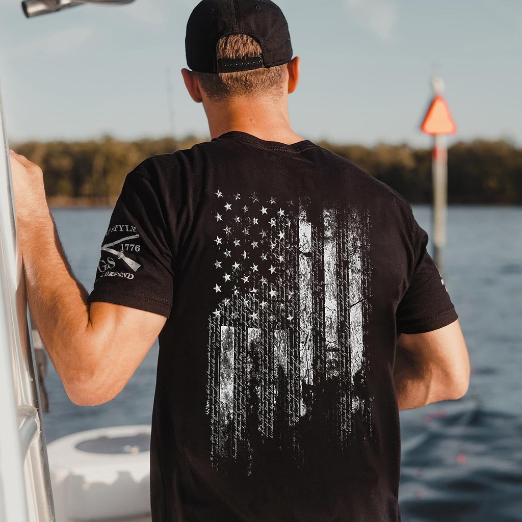 American 1776 Flag Men'S Graphic Tee