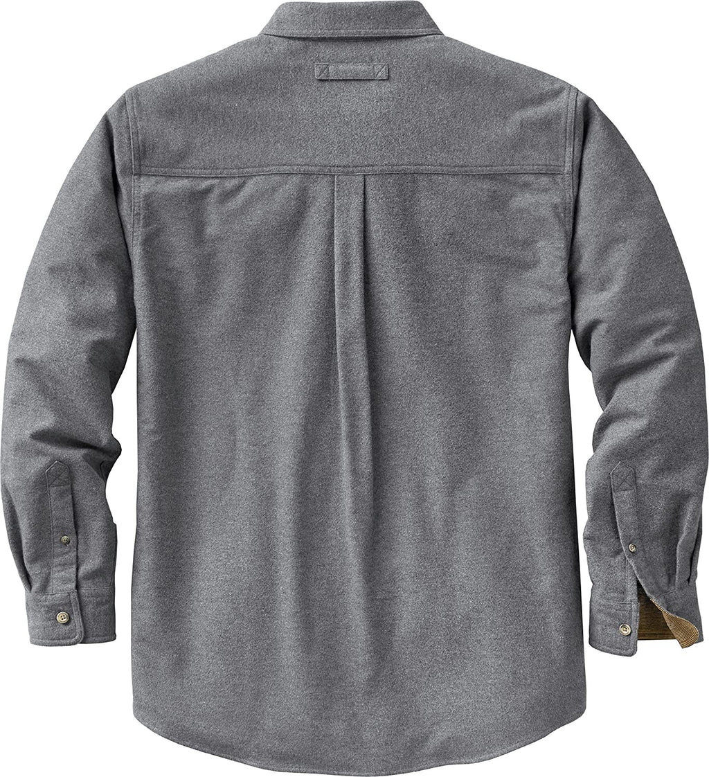 Mens Flannel Long Sleeve Button down 100% Cotton Shirt