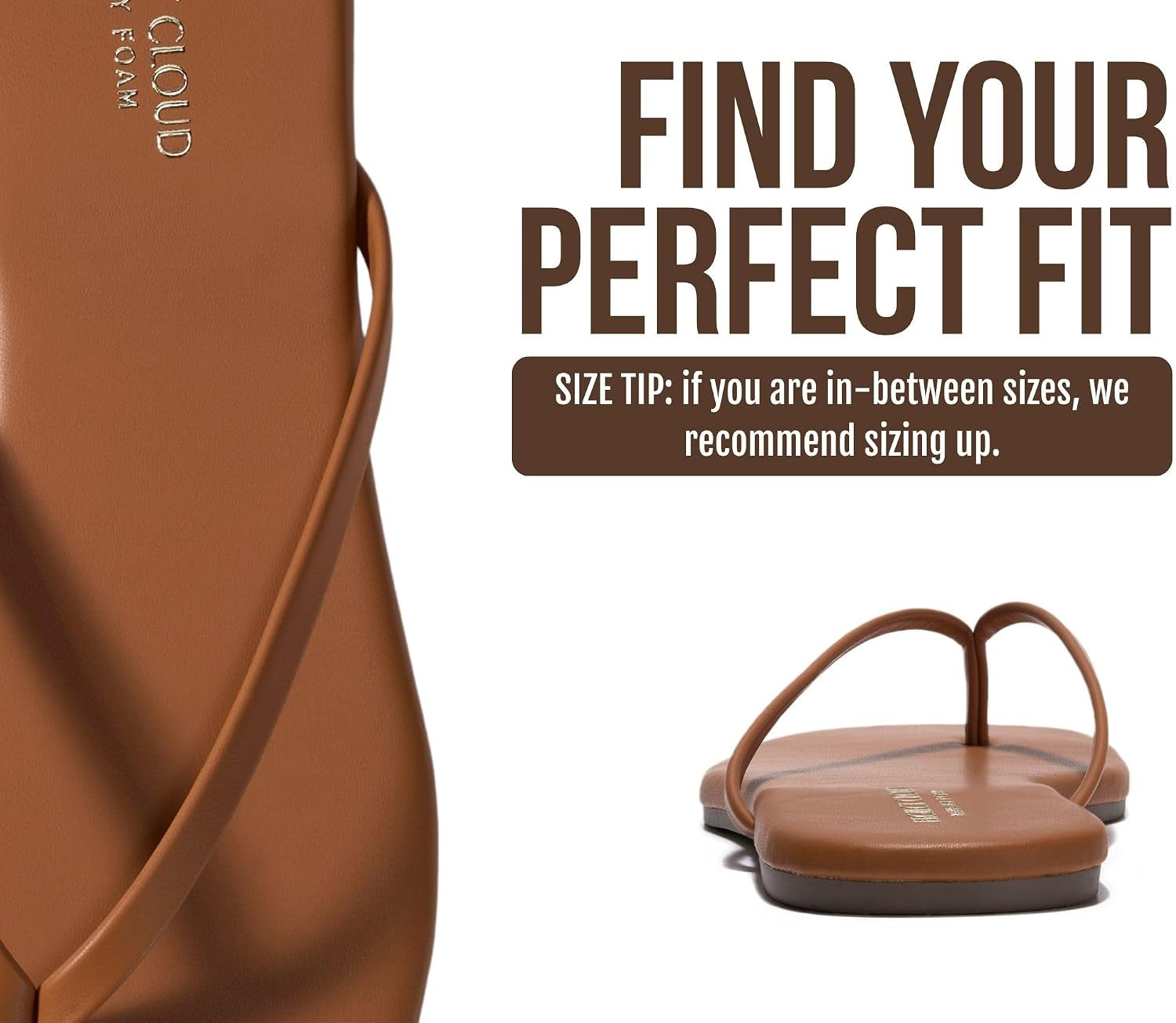 Square Toe Flip Flops for Women - Sandals Women(Dedication) | Womens Flip Flop with Memory Foam Insole Beach Essentials Womens Sandals - Thong Sandals Women Footwear - Square Toe Sandals