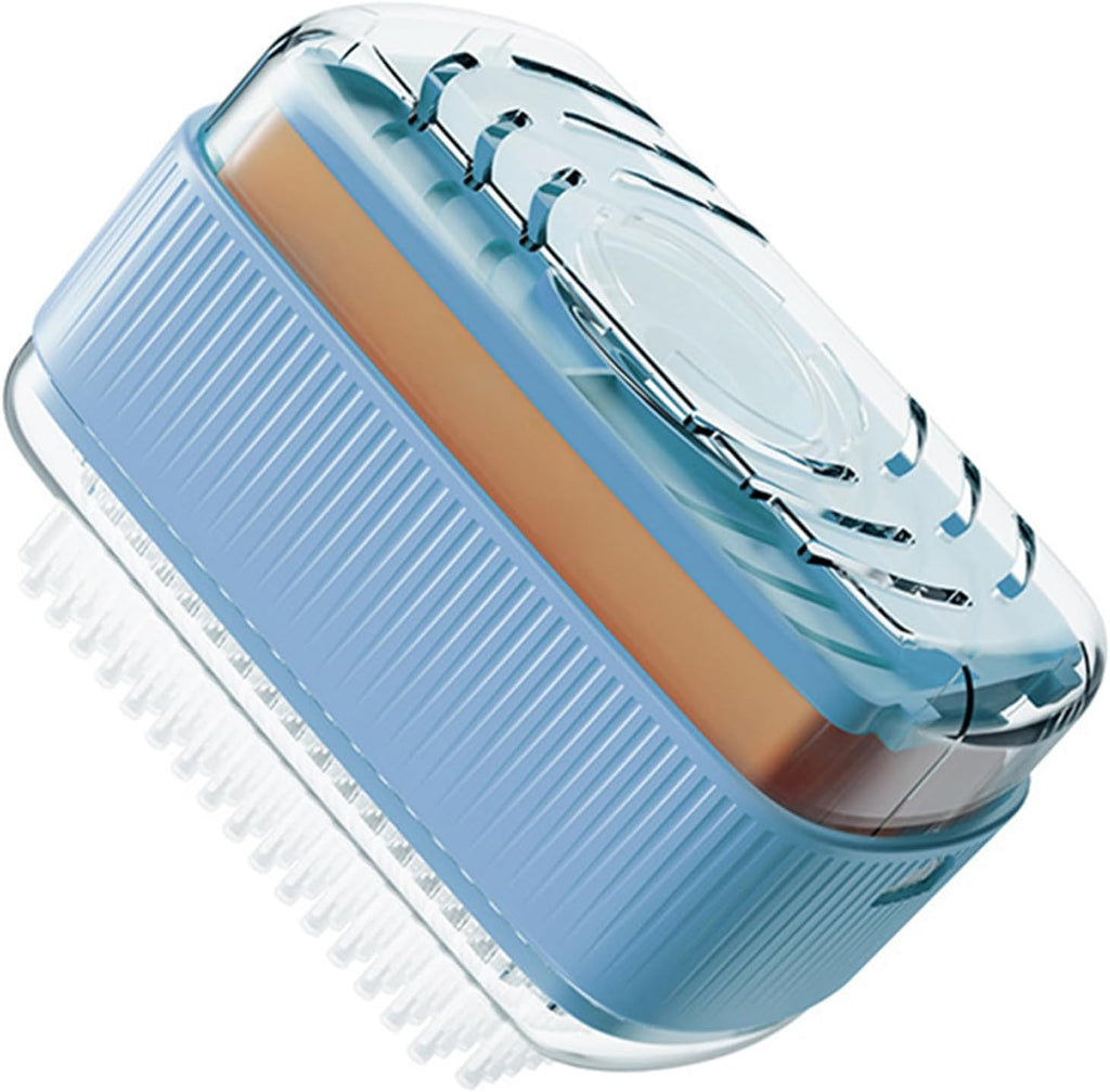 Multifunctional Foaming Soap Box for Soap Holder,Laundry Cleaning Brush | Portable Scrubbing Soap Dispenser Roller,Soap Cleaning Storage Foaming Box for Home Bathroom Kitchen