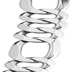 Italian 925 Sterling Silver 7Mm Figaro Chain for Men Necklace | Fine Jewelry, Solid Diamond-Cut Link, Made in Italy