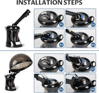 Hair Steamer, Hair and Face Steamer with Extendable Arm, Portable Tabletop Steamer, Ideal for Home Personal Care and Beauty Salon