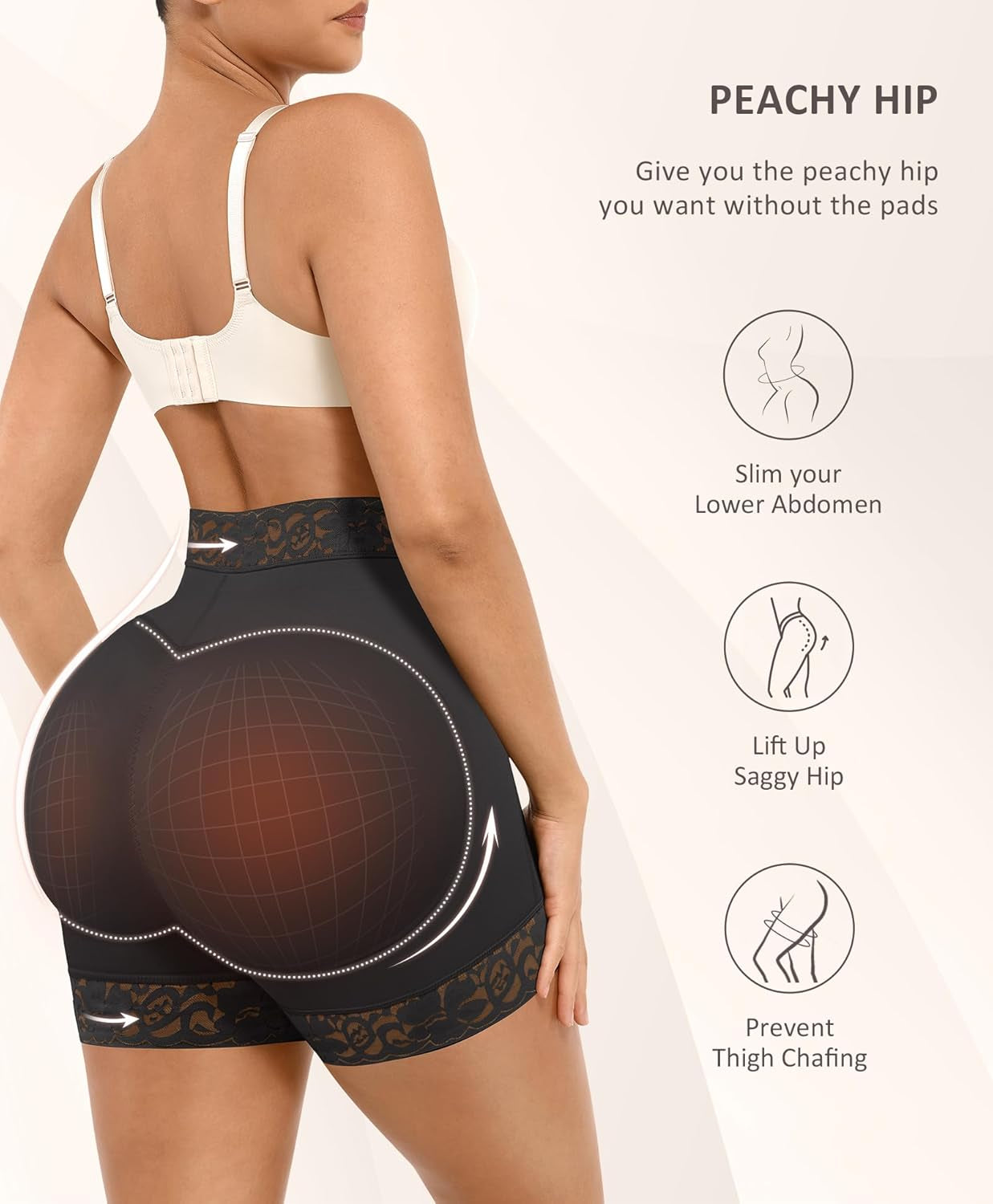 Butt Lifter Panties Hip Enhancer Shapewear Tummy Control Body Shaper Shorts