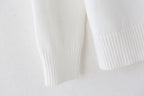 Girls Cardigan Sweater School Uniforms Button Long Sleeve Knit Tops