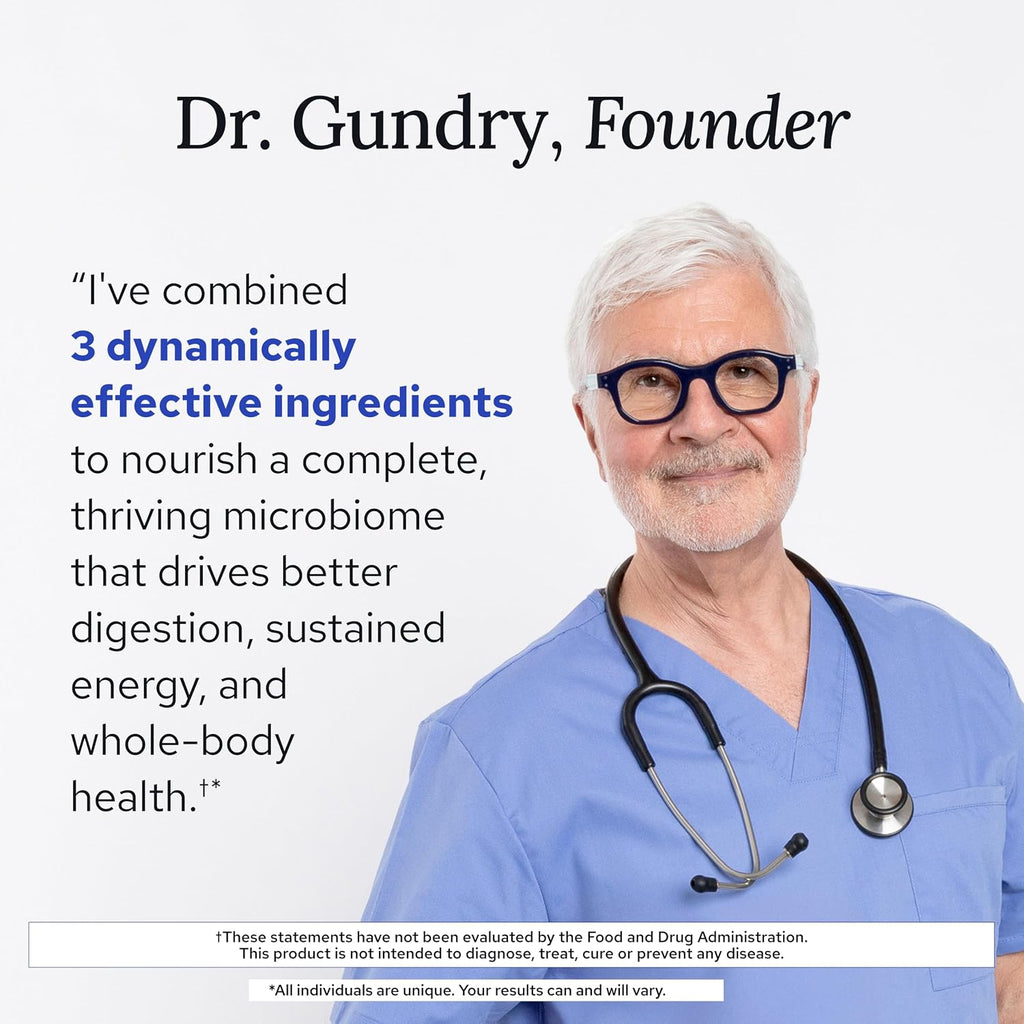 ® Bio Complete 3, 3-In-1 Probiotics for Gut Health, Probiotic Supplements for Digestion, Supplement Supporting Bloating, Gas, Food Cravings, Energy Levels, Skin, and Focus, 30 Day Supply