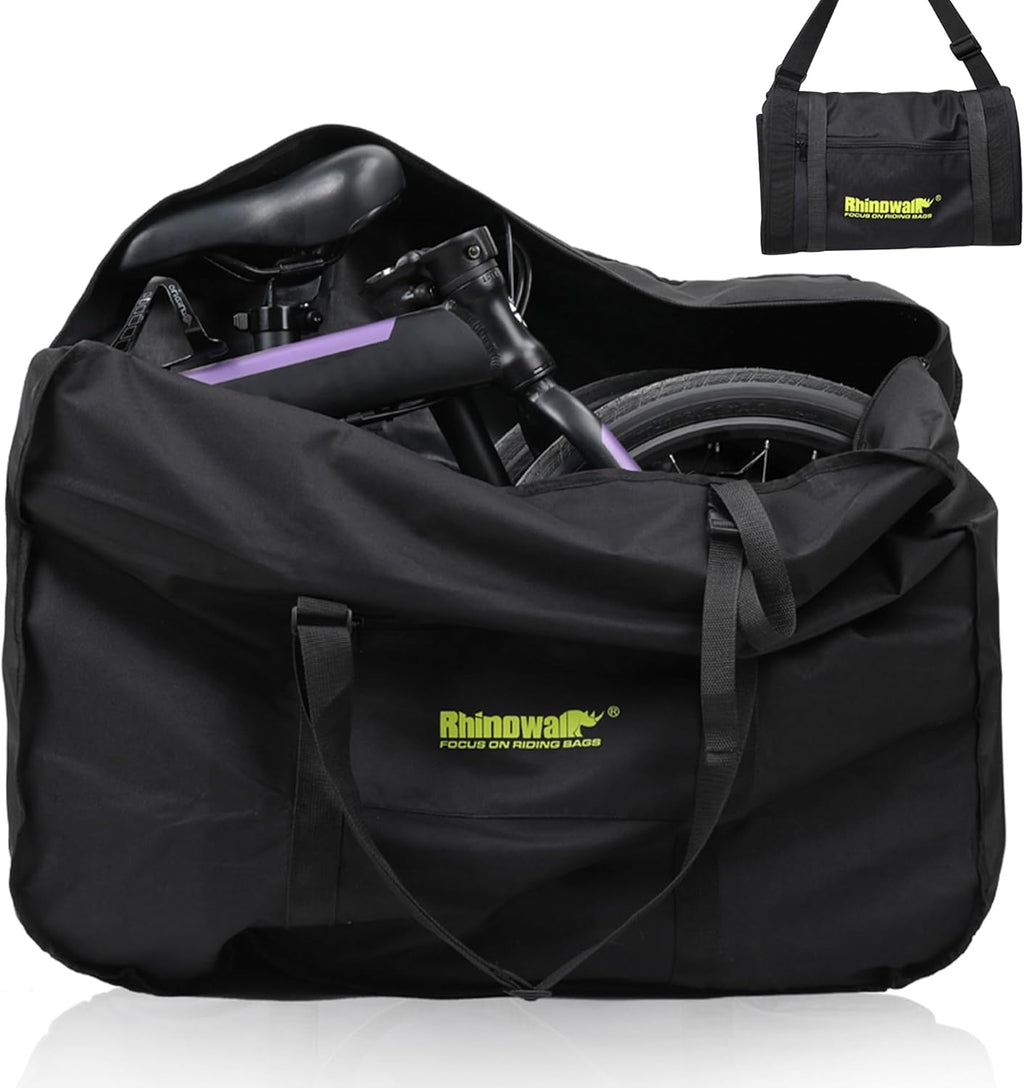 20/26Inch Folding Bike Bag Waterproof Biycle Travel Case Carrying Case Outdoors Bike Transport Bag for Car Train Air Travel