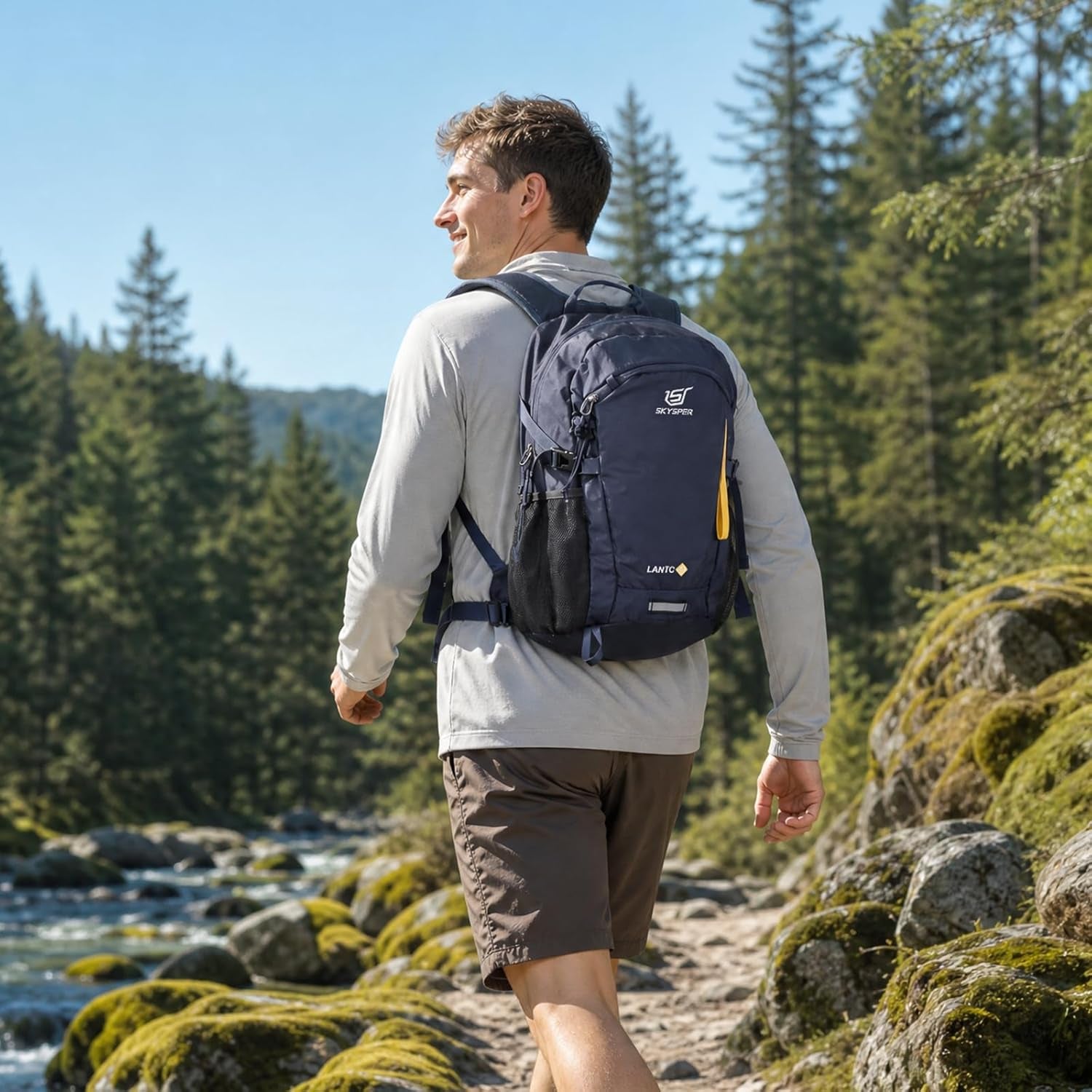 Small Hiking Backpack, 20L Lightweight Travel Backpacks Hiking Daypack for Women Men