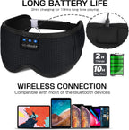 Sleep Headphones Sleep Mask with Bluetooth Headphones,  Eye Mask for Sleeping Eye Pillow Sleeping Headphones for Side Sleepers Thin Speaker Cool Gadgets Gifts for Men&Women