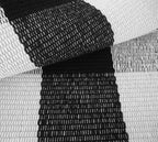 Buffalo Check Rug 3' X 5' - Retro Farmhouse Lattice Area Rugs - Black and White Checkered Plaid Rug for Front Porch/Kitchen/Bedroom, 35.4" X 59"