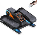 Under Desk Elliptical Machine, Electric Ellipse Leg Exerciser While Sitting for Seniors Adults, Quiet & Portable Electric Seated Pedal Exerciser with Remote Control, 15 Adjustable Speeds, 5 Auto Modes